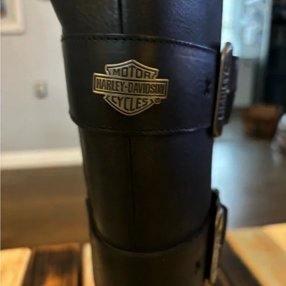 Harley-Davidson Women's Black Leather Boots - Picture 6 of 8
